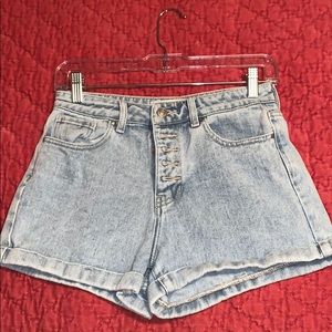 Pacsun Mom Jean Shorts High Waisted